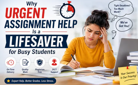 Why Urgent Assignment Help Is a Lifesaver for Busy Students