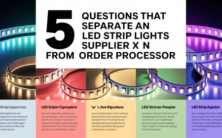 5 Questions That Separate an Expert LED Strip Lights Supplier From an Order Processor