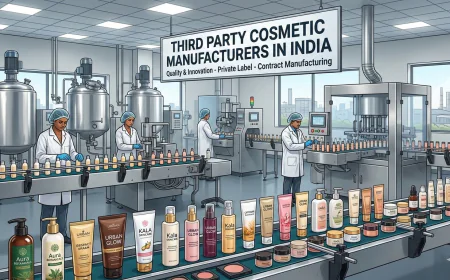 Top Third Party Cosmetic Manufacturers in India for Quality & Trusted Beauty Products