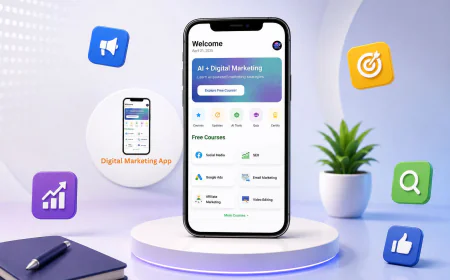 AI Digital Marketing Learning App That Makes Learning Marketing Easy and Smart