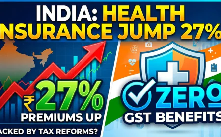 India Sees 27% Jump in Health Insurance Premiums Backed by Zero GST Benefits