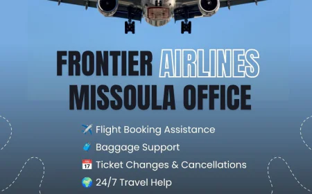 Frontier Airlines Missoula Office +1-888-738-0817