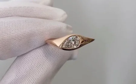 The Sophisticated Appeal of Lab Grown Pear Diamond Rings
