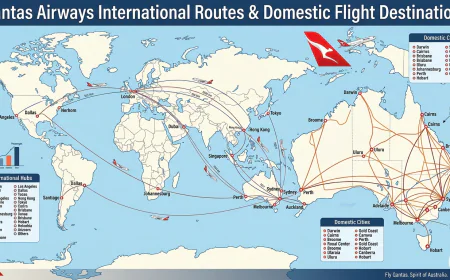 Qantas Airways International Routes & Domestic Flight Destinations