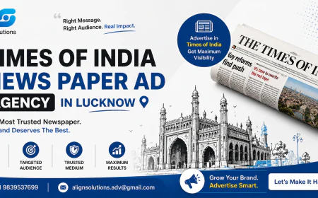 Times of India News Paper Ad agency in Lucknow