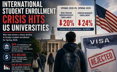 International Student Enrollment Crisis Is Reshaping US Colleges