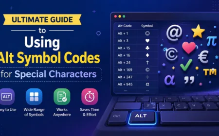 Ultimate Guide to Using Alt Symbol Codes for Special Characters