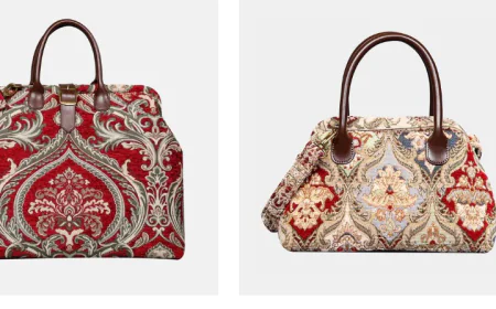 Red Floral Carpet Bag: A Vintage Statement Piece That Never Goes Out of Style