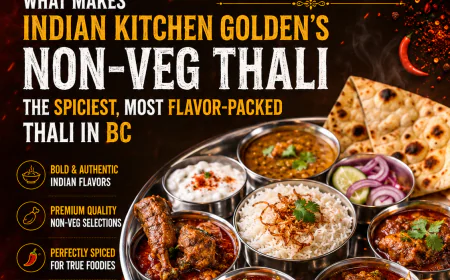 The Ultimate Guide for Meat Lovers: What Makes Indian Kitchen Golden's Non-Veg Thali the Spiciest, Most Flavor-Packed Thali in BC