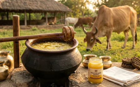 The Ultimate Guide to Pure Desi Cow Ghee: Why Rawatpura Sarkar Gaushala is India’s Trusted Choice