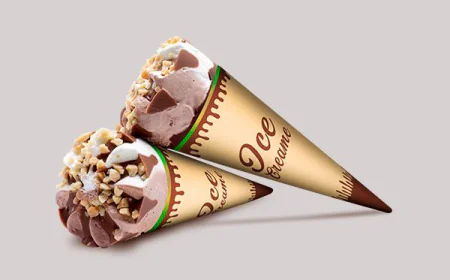 Custom Cone Sleeves for Ice Cream Brands