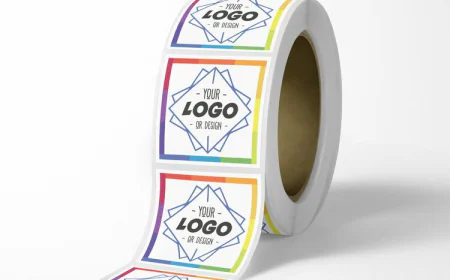 Custom Square Roll Labels for Modern Packaging