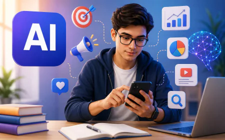 AI Marketing App for Students Learning Real-World Digital Marketing Skills
