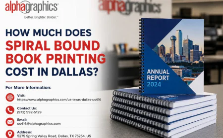 How Much Does Spiral Bound Book Printing Cost in Dallas?
