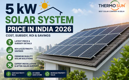 5 kW Solar System Price in India