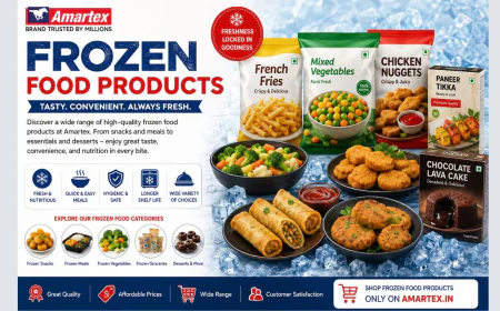 Frozen Food Products – Convenient & Delicious Choices at Amartex