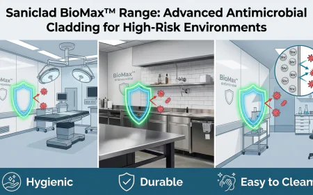 Saniclad BioMax™ Range: Advanced Antimicrobial Cladding for High-Risk Environments