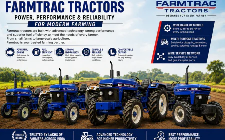 Farmtrac Tractors: Power, Performance, and Reliability for Modern Farming