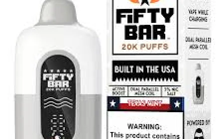 Fifty Bar Texas X 20K Puffs Vape – A Powerful Disposable Vape for Everyday Satisfaction