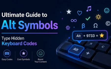 Ultimate Guide to Alt Symbols: Type Hidden Keyboard Codes