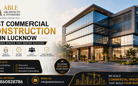 Best Commercial Construction in Lucknow for Urban Businesses