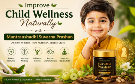 Improve Child Wellness Naturally with Mantraushadhi Suvarna Prashan