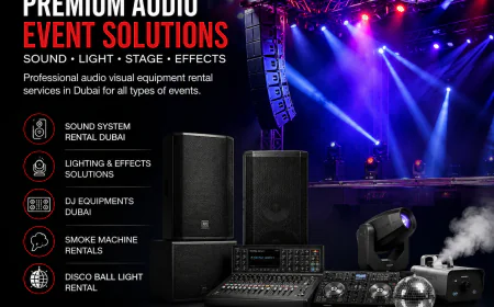 From Music to Lighting: Complete Event Setup Solutions in Dubai