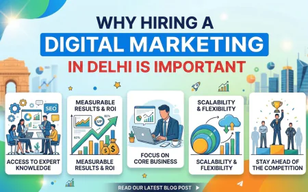 Why Hiring a Digital Marketing Agency in Delhi Is Important