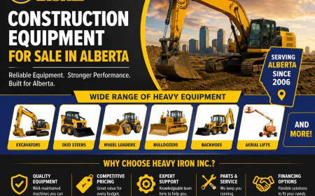 Construction Equipment for Sale in Alberta: Find Reliable Heavy Machinery for Every Job Site