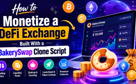 How to Monetize a DeFi Exchange Built With a BakerySwap Clone Script