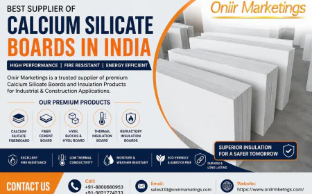 Best Supplier of Calcium Silicate Boards in India – Oniir Marketings