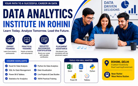 Best Data Analytics Institute in Rohini for Career Growth