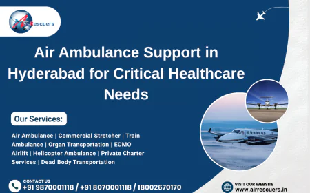 Air Ambulance Support in Hyderabad for Critical Healthcare Needs