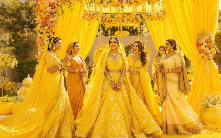 Haldi Ceremony Outfit Ideas: Bright Wedding Fashion Trends