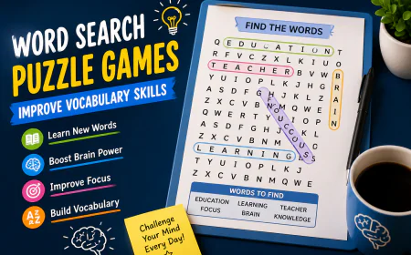 Interesting Word Search Puzzle Games That Improve Vocabulary Skills