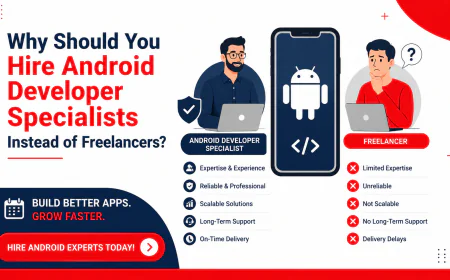 Why Should You Hire Android Developer Specialists Instead of Freelancers?