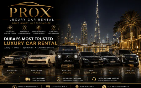 Why Many Travelers Prefer Rental Vehicles in Dubai | Prox Luxury Rentals