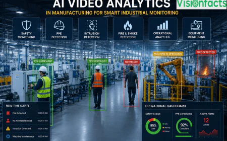 AI Video Analytics in Manufacturing for Smart Industrial Monitoring