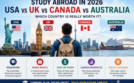 USA, UK, Canada or Australia: Where Should You Study in 2026?