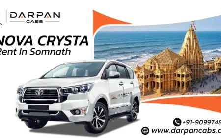 Travel in Style with Innova Crysta on Rent in Somnath