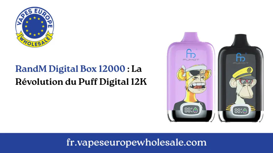RandM Digital Box 12000 : La Révolution du Puff Digital 12K