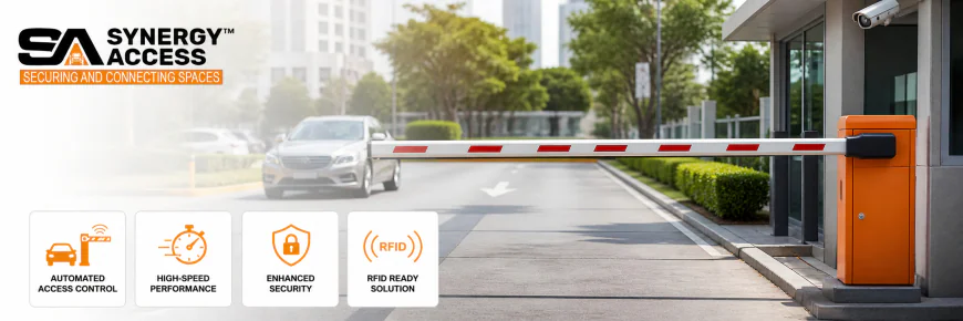 High-Speed Automatic Boom Barrier for Efficient Parking & Access Control