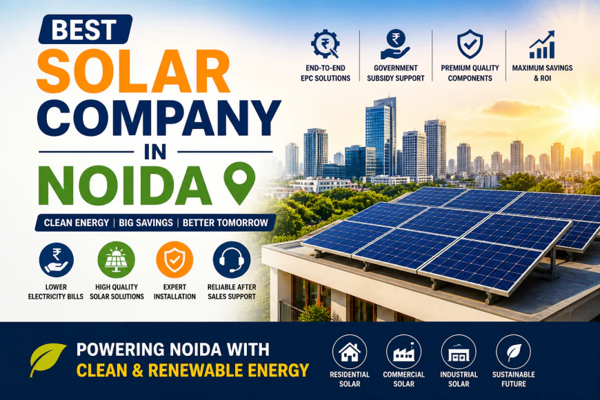 Best Solar Company in Noida – A Complete Guide to Choosing the Right Solar Partner