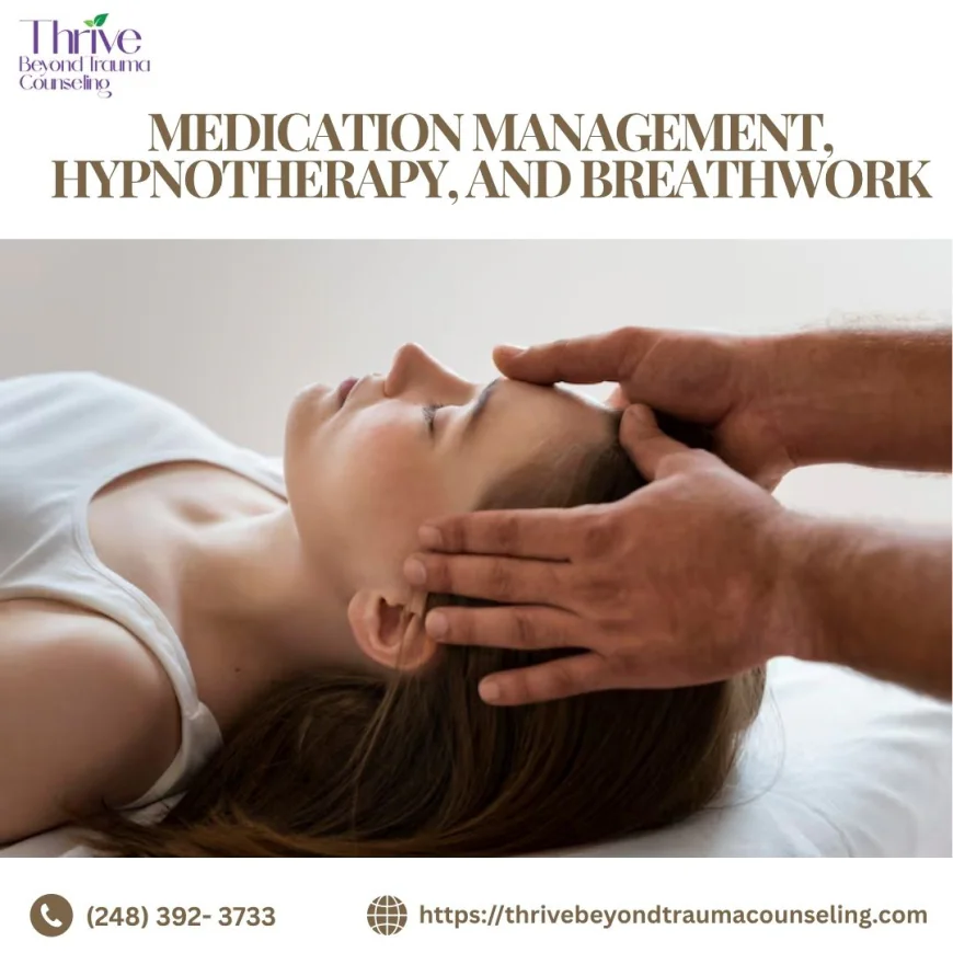 Medication Management, Hypnotherapy & Breathwork for Mental Wellness