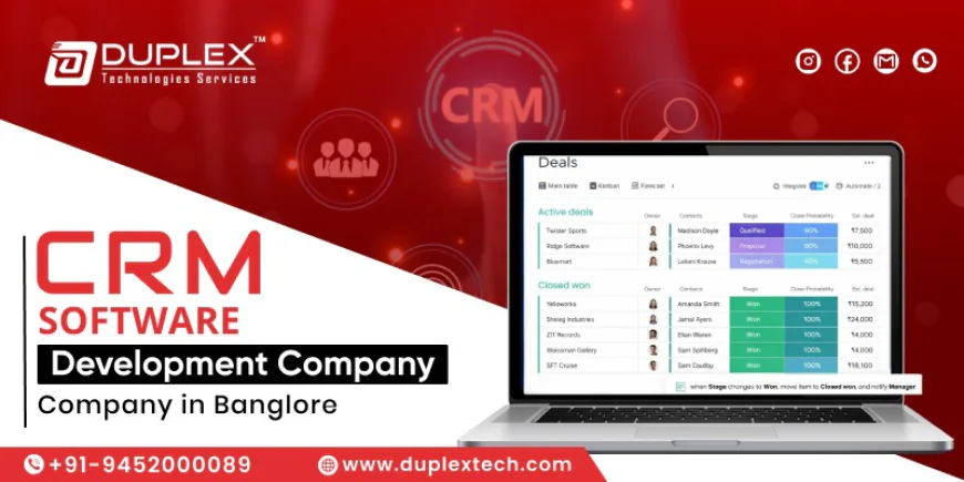 CRM Software Development Bangalore for Business Growth