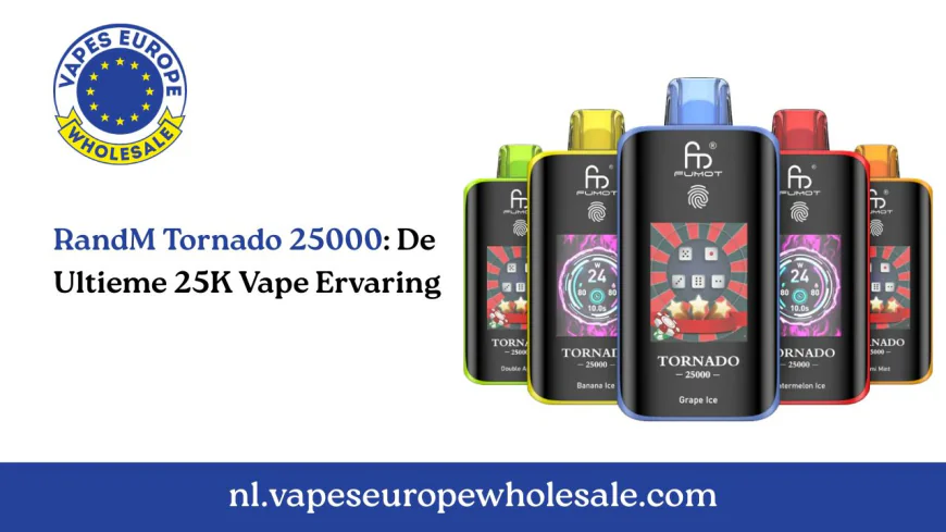 RandM Tornado 25000: De Ultieme 25K Vape Ervaring