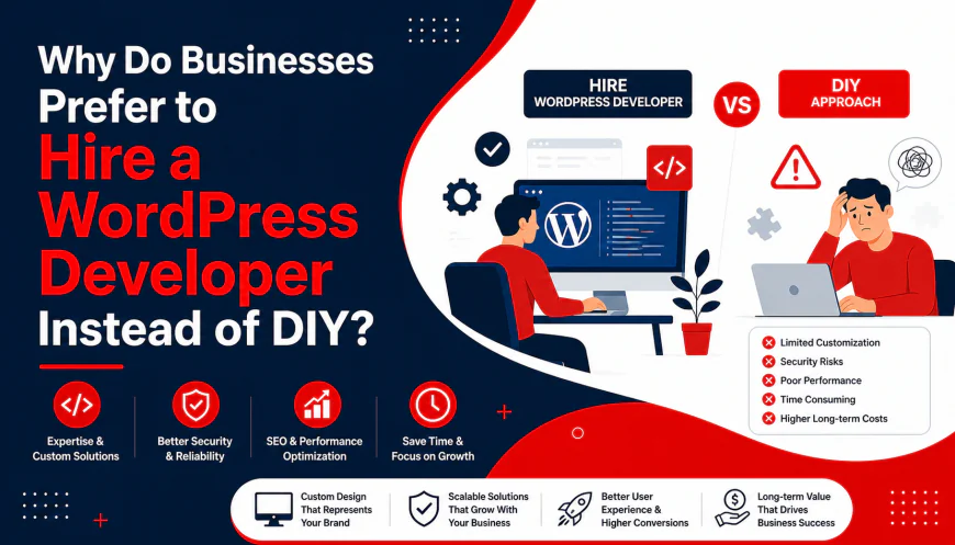 Why Do Businesses Prefer to Hire a WordPress Developer Instead of DIY?