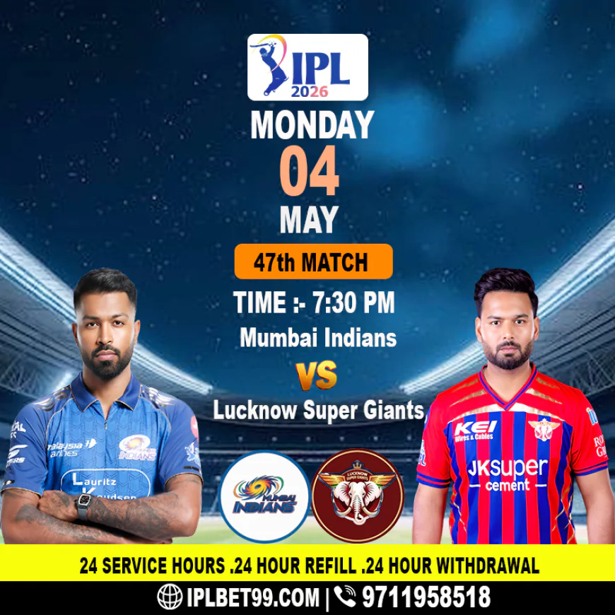 Experience IPL 2026 Thrill: Mumbai Indians vs Lucknow Super Giants with Live Exchange Cricket & Predictions .