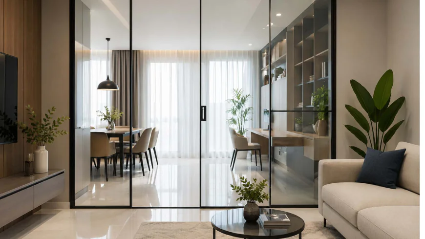 Glass Room Divider Design Ideas for Modern Homes