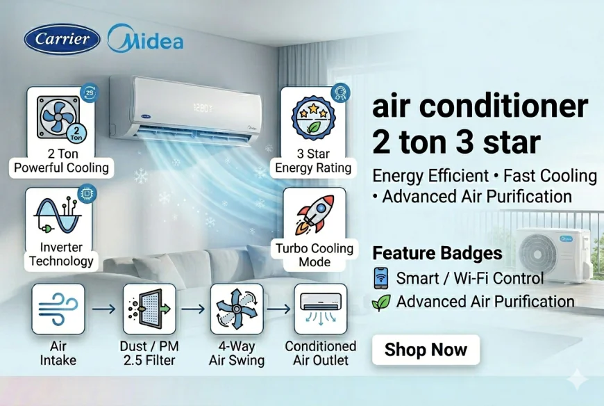 Air Conditioner 2 Ton 3 Star & AC 1 Ton 5 Star Window: Complete Buying Guide